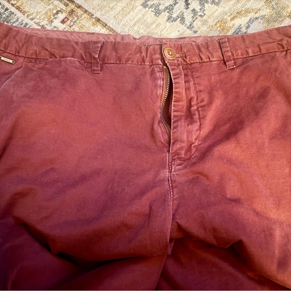 Scotch & Soda Burgundy Chinos Cotton Twill - Picture 2 of 6